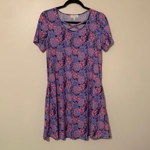 Simply Southern Size S Pineapple Mini Dress